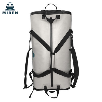 Suya Dayanıklı Kuru Çanta Spor Çantası 70 Litre Açık Gri Renk TPU Malzemesi