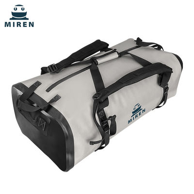 Suya Dayanıklı Kuru Çanta Spor Çantası 70 Litre Açık Gri Renk TPU Malzemesi