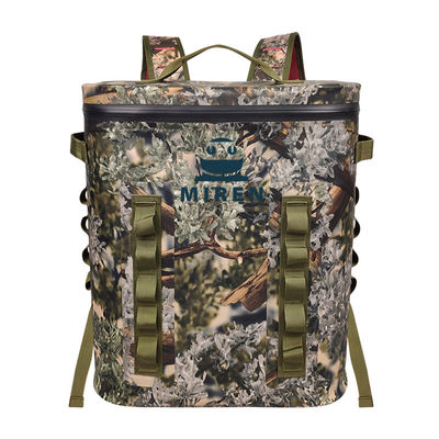 Yürüyüş Pikniği İçin 20L Sızdırmaz Camo Yalıtımlı Sırt Çantası Soğutucu