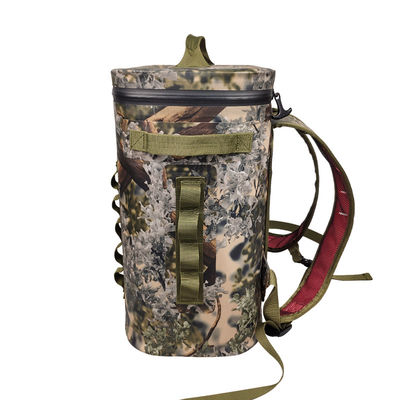Yürüyüş Pikniği İçin 20L Sızdırmaz Camo Yalıtımlı Sırt Çantası Soğutucu