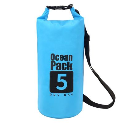 5L 10L 15L Kapasiteli Açık 500D PVC Suya Dayanıklı Kuru Çanta
