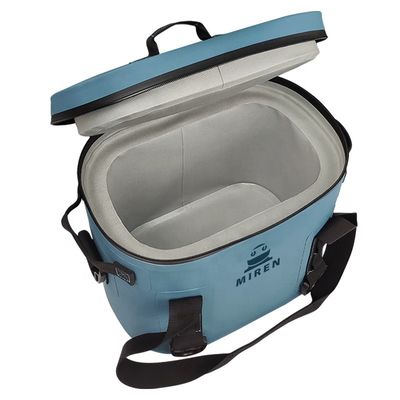 Açık Turizm Barbekü için Yalıtımlı Yeniden Kullanılabilir Kare Soğutucu Çanta 8 Litre